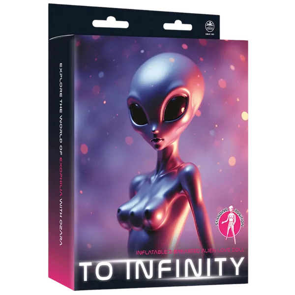 Inflatable 3-Breasted Alien Love Doll - (Ozara Standing) - Take A Peek