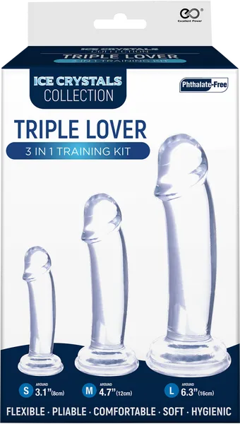 Triple Lover 3 In 1 Training Kit (Clear) - Take A Peek