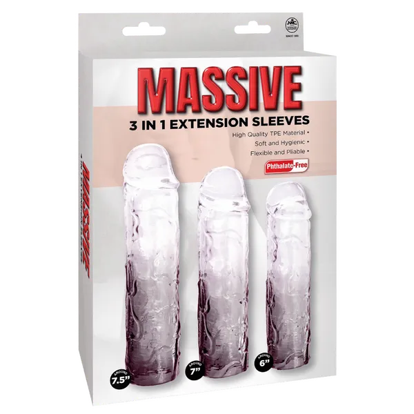 3 in 1 Extension Sleeve (Smoke) - Take A Peek