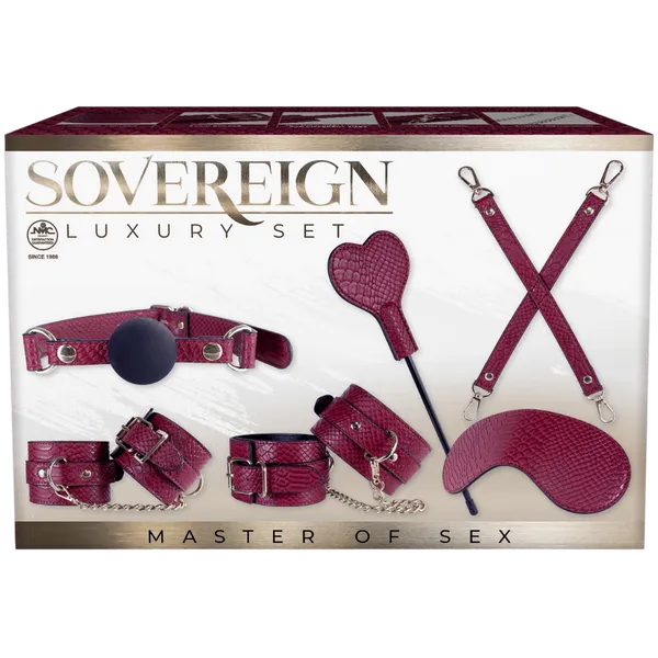 Sovereign Luxury Bondage Set (Red) - Take A Peek