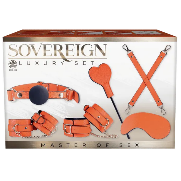 Sovereign Luxury Bondage Set (Orange) - Take A Peek