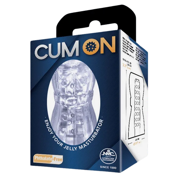 Pocket Jelly Masturbator 3.3" (Clear) - Take A Peek