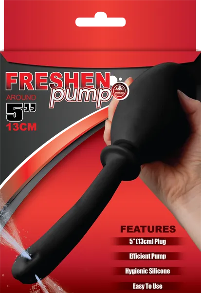 Freshen Pump Anal Douche (Black) - Take A Peek