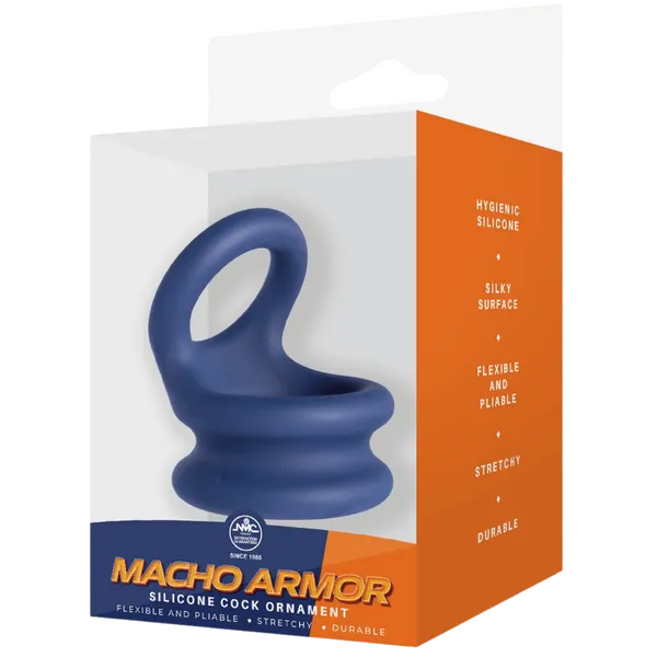 Silicone Cock Ornament - Medium (Blue) - Take A Peek