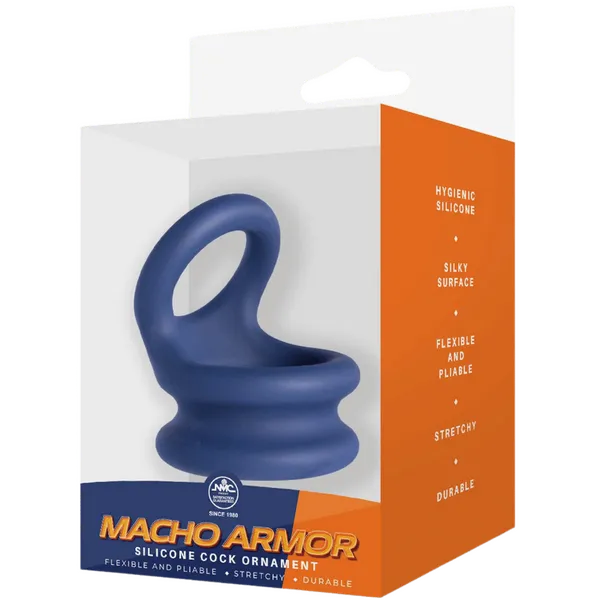 Silicone Cock Ornament - Large (Blue) - Take A Peek