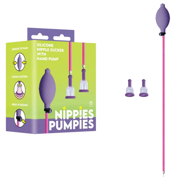 Nippies Pumpies - Silicone Nipple Sucker (Purple)-FNR061A000-022