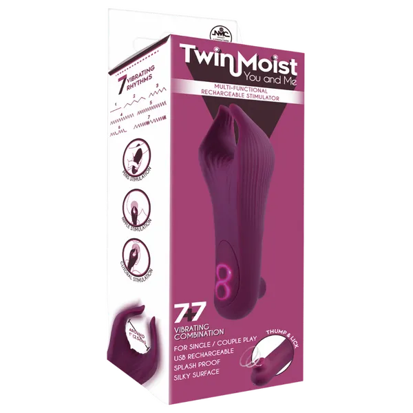 Multi-Functional Rechargeable Stimulator (Pink) - Take A Peek