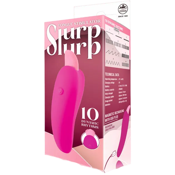 Slurp Slurp - Tongue Stimulator (Pink) - Take A Peek