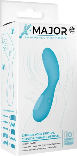 Rechargeable Finger Vibrator (Blue)-FPBQ032A00-024