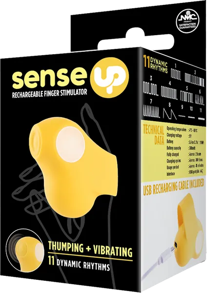 Rechargeable Finger Stimulator (Yellow) - Take A Peek