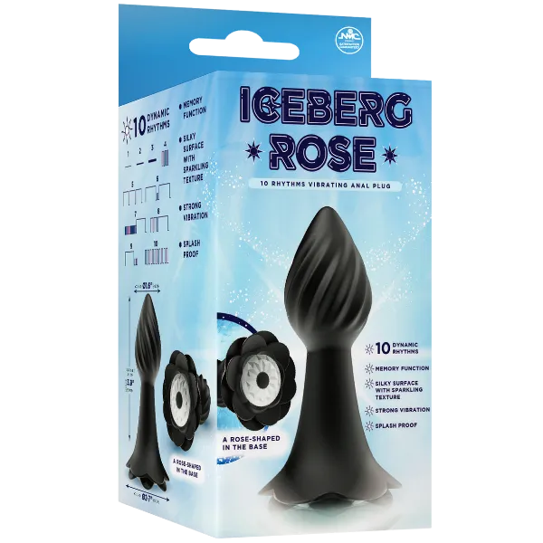 10 Rhythms Vibrating Anal Plug (Black) - Take A Peek