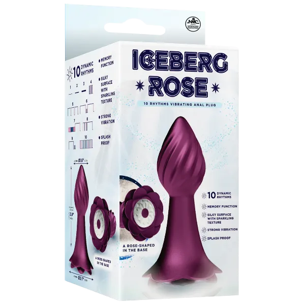 10 Rhythms Vibrating Anal Plug (Pink) - Take A Peek