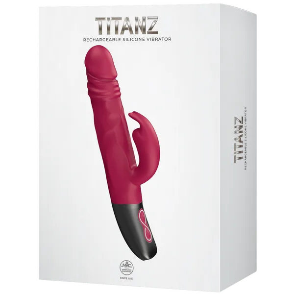 Rotating Rabbit Rechargeable Silicone Vibrator (Pink) - Take A Peek