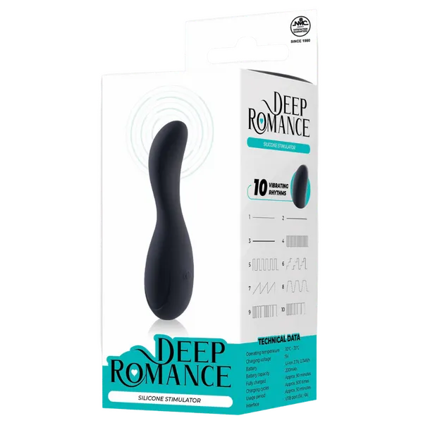 Silicone Stimulator (Black) - Take A Peek