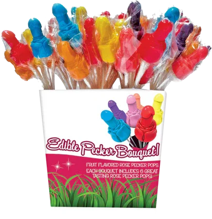 Edible Pecker Bouquet (12 X 6 Piece Display) - Take A Peek