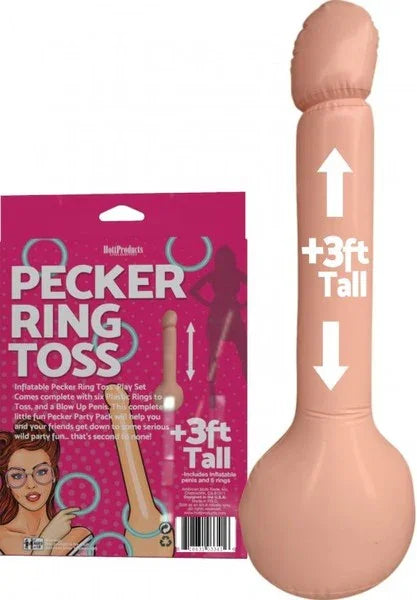 Pecker Ring Toss Inflatable Game - Take A Peek