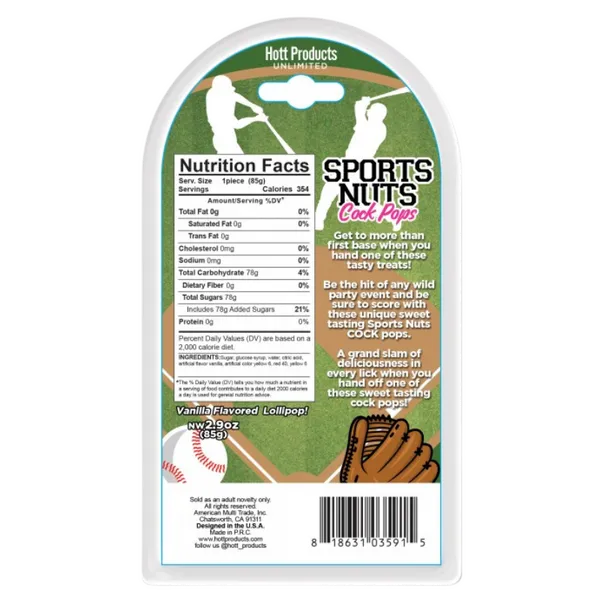 Sports Nuts Cock Pop (Baseball) - Take A Peek