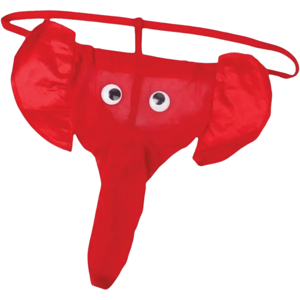 Elephant Thong (Red) - Take A Peek
