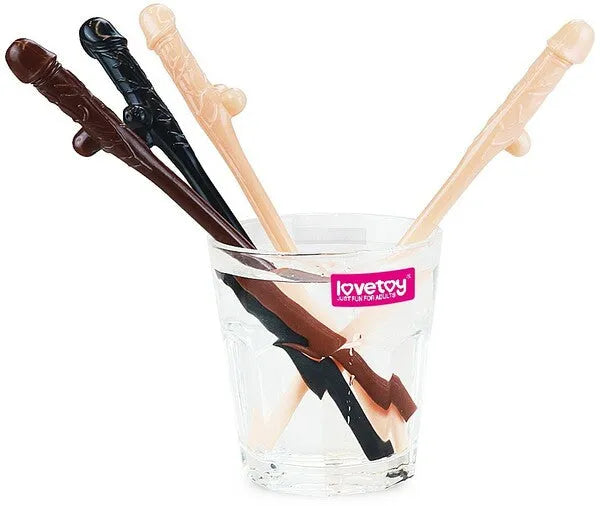 Willy Straws (Flesh, Brown, Black) - Take A Peek