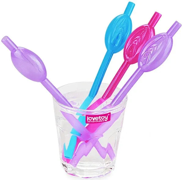 Pussy Straws (Blue, Pink, Purple) - Take A Peek