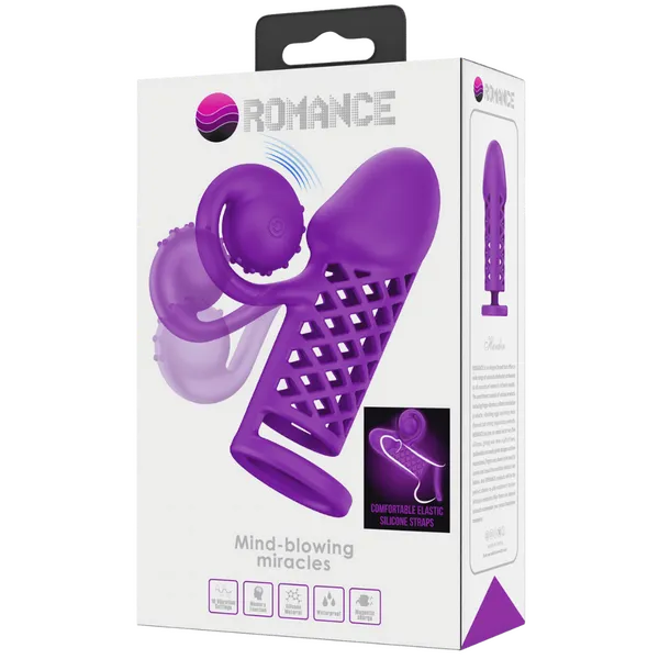 Rechargeable Harden Cock Sleeve (Purple) - Take A Peek