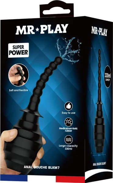 Anal Douche BLKM7 (Black)-QX-006-MR