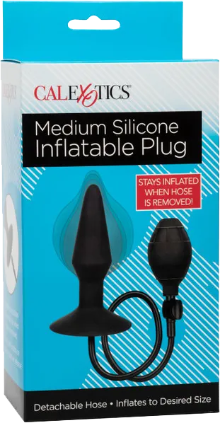 Medium Silicone Inflatable Plug - Take A Peek