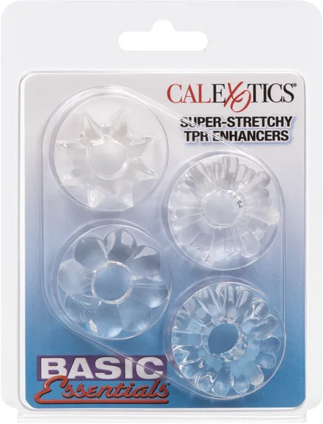 Basic Essentials Super-stretchy TPR Enhancers (Clear) - Take A Peek