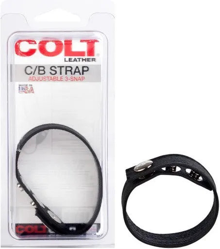 Leather C/B Strap Adjustable 3-Snap-SE-6843-20-2