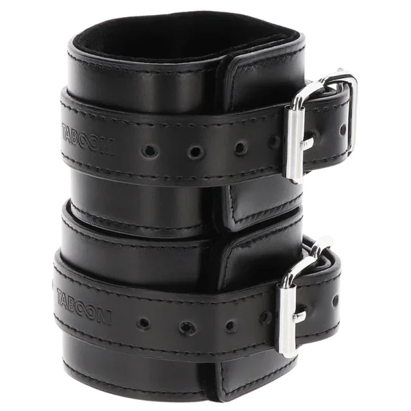 Wrist Cuffs (Black) - Take A Peek