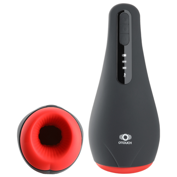 AIRTURN 1 - Masturbator 7 Vibration Modes OLED Display with Stroke Counter-4897127060064