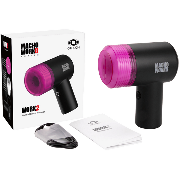 MACHO WORK 2 - Glan Massager with Air Suction & Tapping 10 Vibration Modes-4897127060477