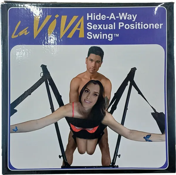 Hide-a-Way Sexual Position Free Standing Sex Swing - Take A Peek