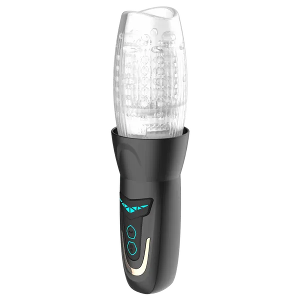 Dragon Pro - Rotating Male Masturbator (Black) - Take A Peek