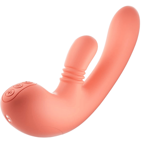 Vibella - Wiggling, Gyrating Massager (Orange) - Take A Peek