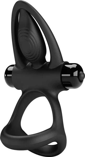 Vibrating Cock Ring (Black) - Take A Peek