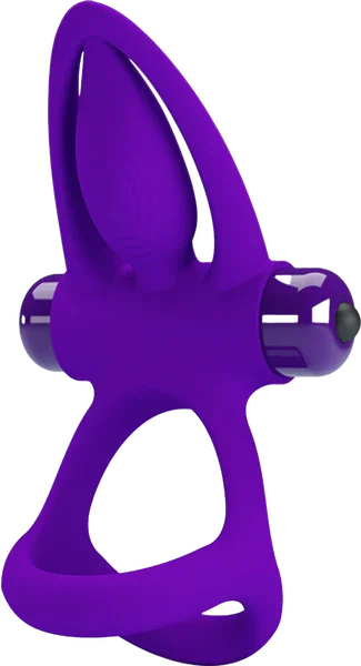 Vibrating Cock Ring (Purple) - Take A Peek