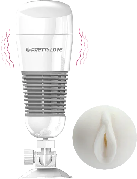 Hedy Ultra Stimulation Vibrating Masturbator (White) - Take A Peek