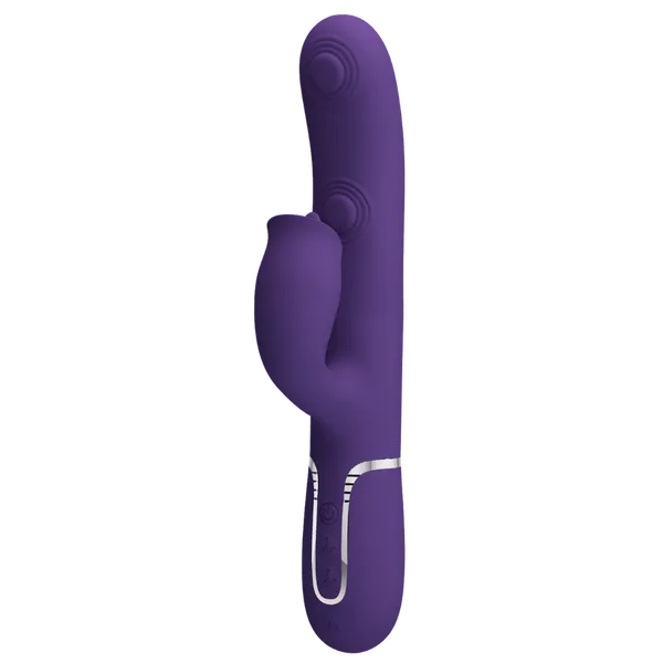 Gigi - 3in1 Multi-function Vibrator (Dark Purple) - Take A Peek