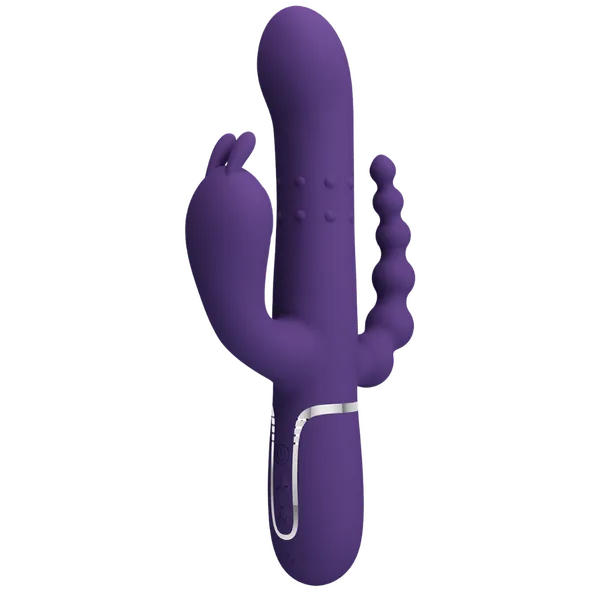 Cammy - 4in1 Multi-function Vibrator (Dark Purple) - Take A Peek