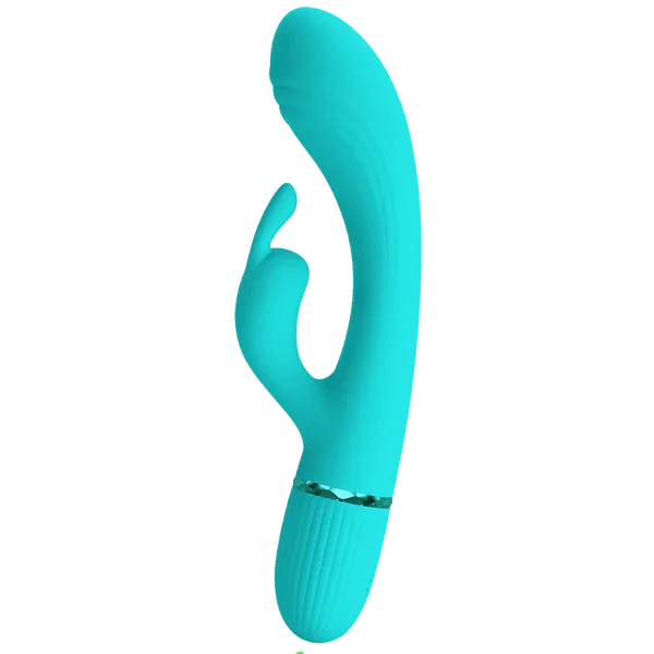 Super Soft Silicone Dual Motor Scocco (Blue)-BW-500060-1