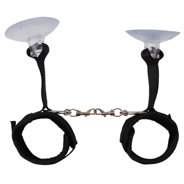 Tie Up Love Cuffs (Black) - Take A Peek