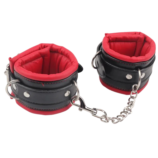 Super Soft Ankle Cuffs (Red/Black)-CN-632196375