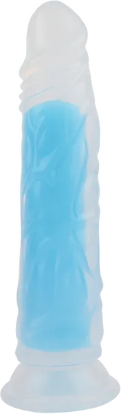 Neon Johnny 8.4" (Glow Blue) Plus Free Clean Vibe - Take A Peek