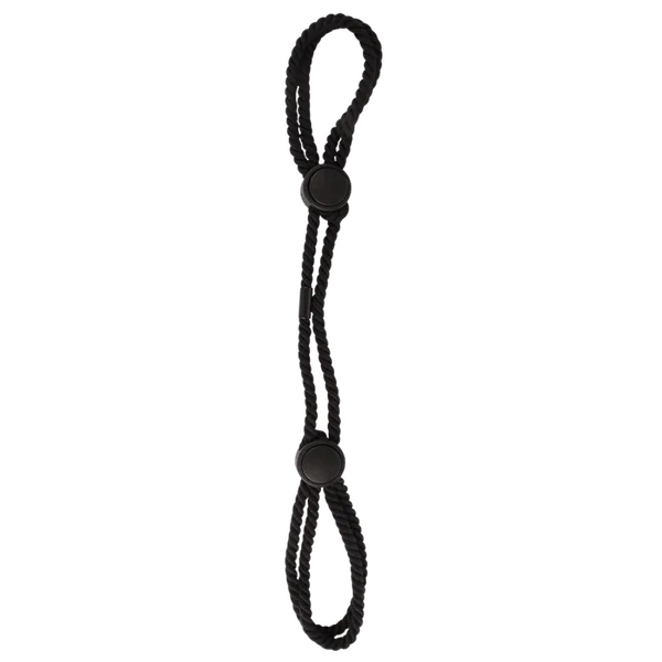 Bondage Cotton Cuffs (Black)-CN-887125302
