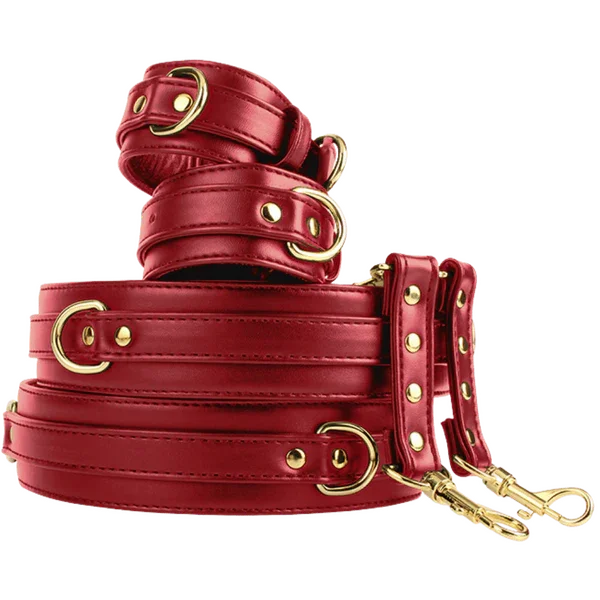 Wrist to Thigh Cuff Set (Red)-CN-889273215