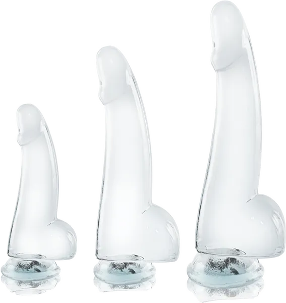 3 In 1 Anal Plug Kit Set (Clear) - Take A Peek