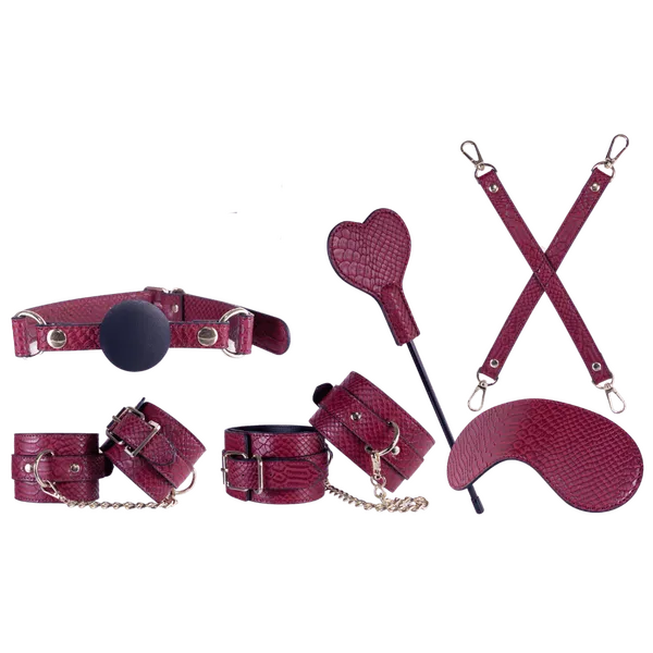 Sovereign Luxury Bondage Set (Red) - Take A Peek