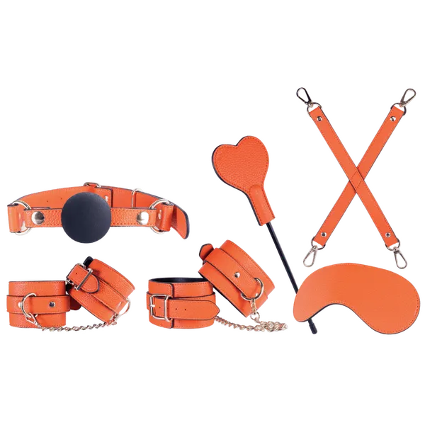 Sovereign Luxury Bondage Set (Orange) - Take A Peek