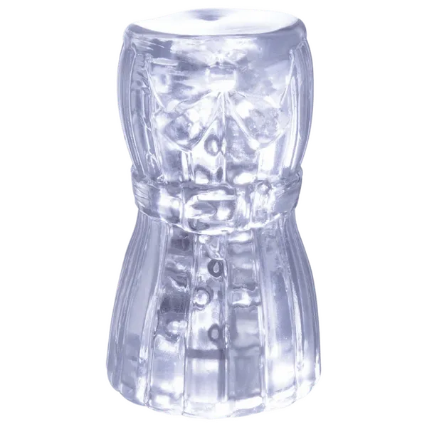 Pocket Jelly Masturbator 3.3" (Clear) - Take A Peek